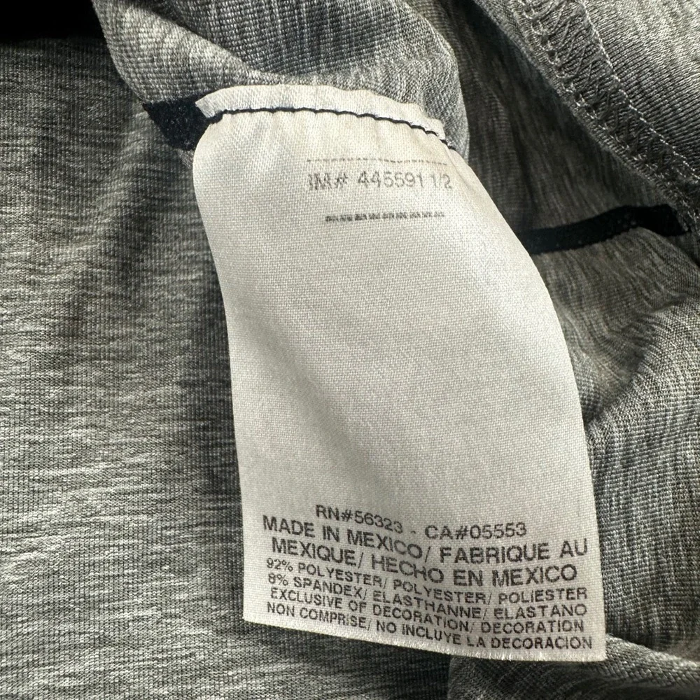 Nike Pro Shirt Mens Small Grey Heather Long Sleeve Fitted Training Dri-FIT